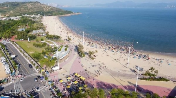 富农优配APP 大亚湾黄金海岸、小径湾、泡泡海沙滩临时闭园